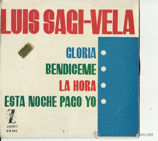 Discos de vinilo: single luis sagi-vela gloria - Foto 1