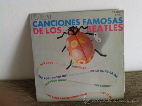Discos de vinilo: LP canciones famosas de los beatles 1971