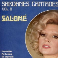 Discos de vinilo: SALOME - SARDANES CANTADES - LP