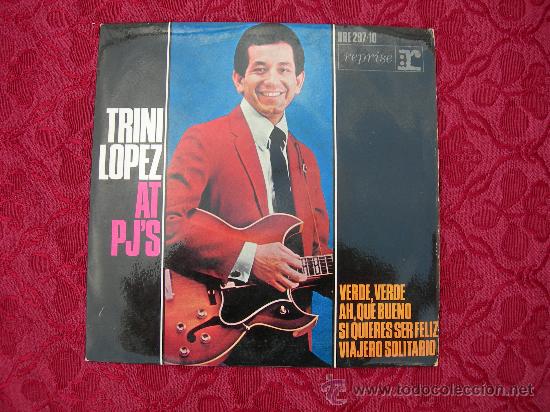 Discos de vinilo: TRINI LOPEZ // VERDE, VERDE + 3 - Foto 1