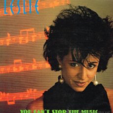 Discos de vinilo: LESLIE - YOU CAN'T STOP THE MUSIC (2 VERSIONES) - MAXISINGLE 1988