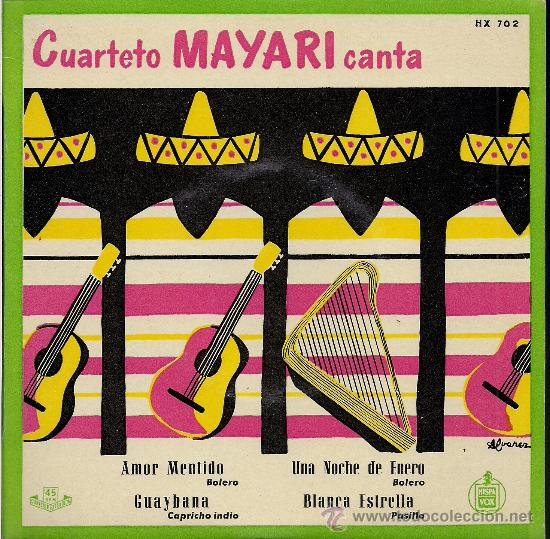 Discos de vinilo: CUARTETO MAYARI:   Amor mentido / Guaybana... - Foto 1