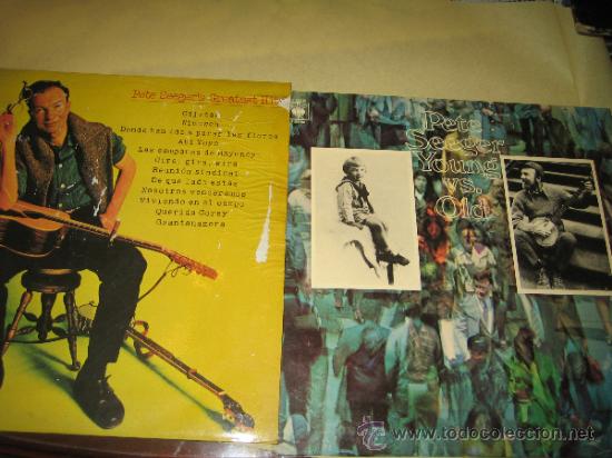 Discos de vinilo: LOTE DE DOS LPS PETE SEEGER - Foto 1