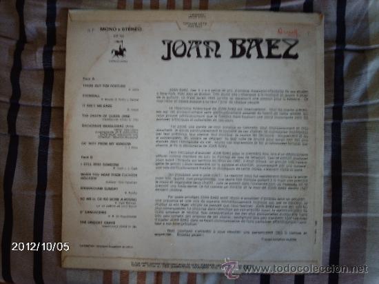 Discos de vinilo: Joan Baez  There but for fortune ... - Foto 2