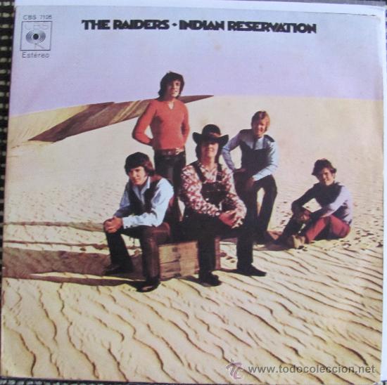 Discos de vinilo: THE RAIDERS - INDIAN RESERVATION - SINGLE 1971 - Foto 2