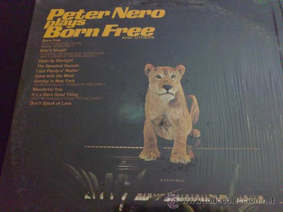 Discos de vinilo: PETER NERO PLAYS BORN FREE - LP DE VINILO - Foto 1