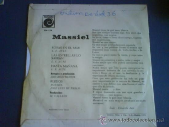 Discos de vinilo: MASSIEL ROSAS EN EL MAR - Foto 2