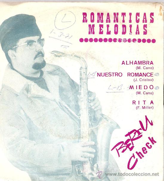 Discos de vinilo: EP BERTU CHECK Y SU CONJUNTO : ALHAMBRA + 3 - Foto 1