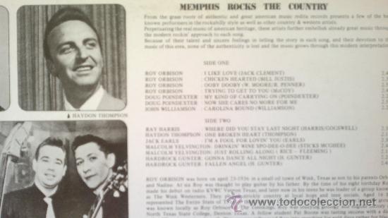 Discos de vinilo: MEMPHIS ROCKS THE COUNTRY - Foto 2