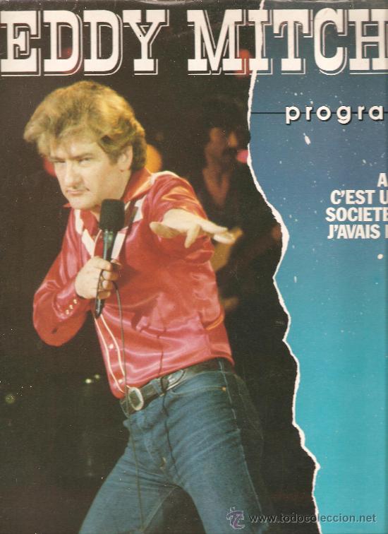Discos de vinilo: LP EDDY MITCHELL : PROGRAMME PLUS - Foto 1
