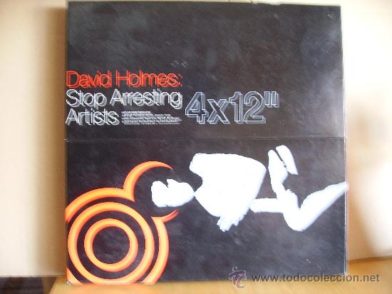 Discos de vinilo: DAVID HOLMES ---- STOP ARRESTING ARTIST - 4 X 12 &rdquo; - Foto 1