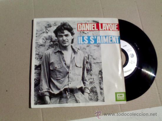 Discos de vinilo: DANIEL LAVOIE- hotel--ils s&uml;aiment single 1984 - Foto 1