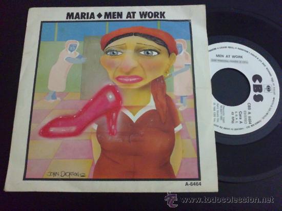 Discos de vinilo: MARIA, ME AT WORK - SINGLE PROMOCIONAL - Foto 1