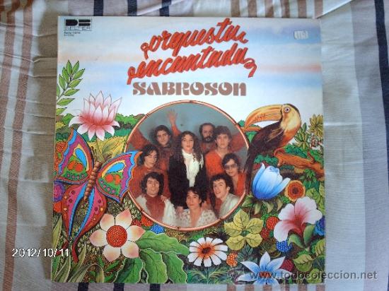 Discos de vinilo: Orquesta encantada  Sabros&oacute;n - Foto 1