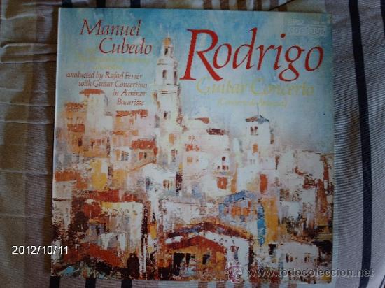 Discos de vinilo: Manuel Cubedo   Rodrigo - Foto 1