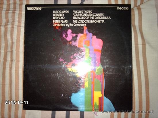 Discos de vinilo: lutoslawski, berkeley, bedford - Foto 1