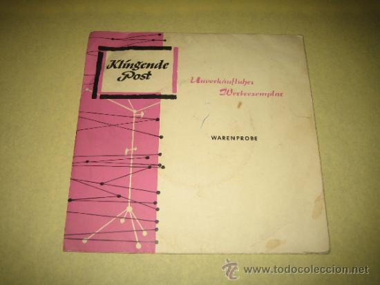 Discos de vinilo: KLINGENDE POST - CATERINA VALENTE, ... - Foto 1