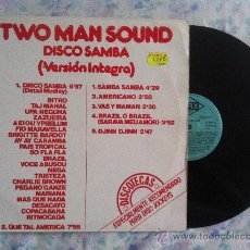 Discos de vinilo: LP TWO MAN SOUND-DISCO SAMBA. Lote 33663560