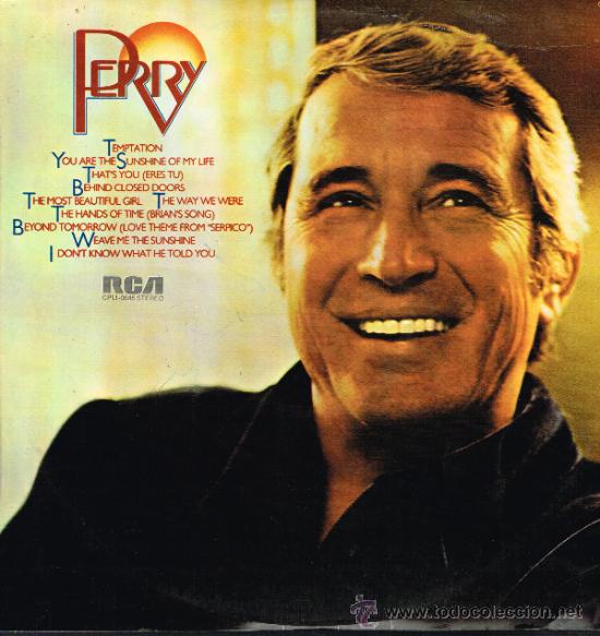 Discos de vinilo: Perry Como - Perry - Lp 1974 - Foto 1
