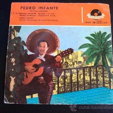 Discos de vinilo: PEDRO INFANTE, CANCIONES POPULARES - EP DE VINILO. Lote 33738360