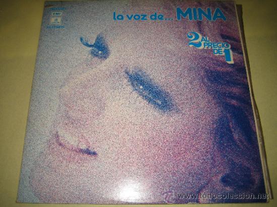Discos de vinilo: LA VOZ DE MINA - DOBLE LP - Foto 1
