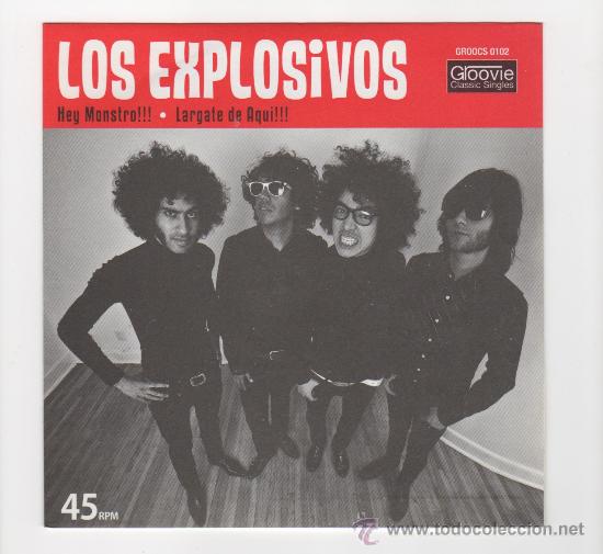 Discos de vinilo: LOS EXPLOSIVOS - Hey Monstro!!! (7&rdquo;) - Foto 1