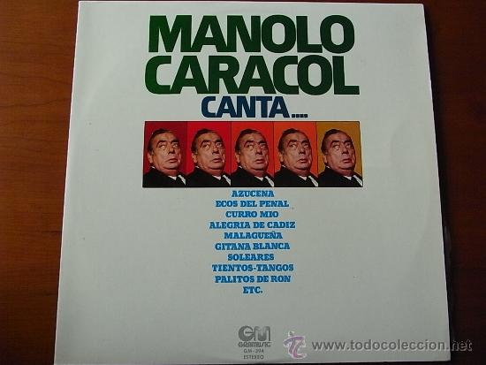 Discos de vinilo: Flamenco - Manolo Caracol canta... - Foto 1