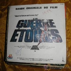 Discos de vinilo: LA GUERRE DES ETOILES. BANDE ORIGINALE DU FILM. MAIN TITLE / CANTINA BAND. EDICION FRANCESA 1977. Lote 33768902