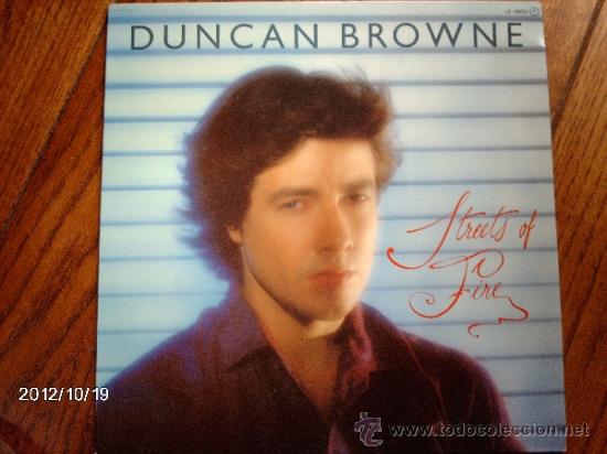 Discos de vinilo: duncan browne  streets of fire - Foto 1