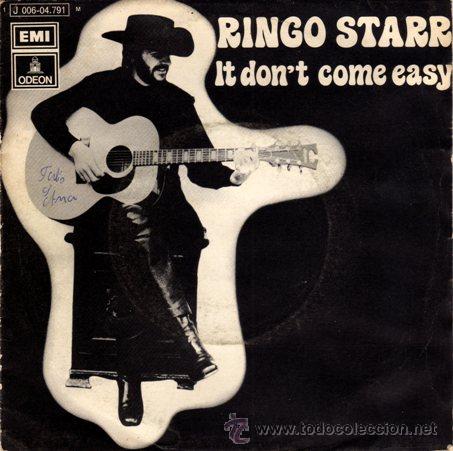 Discos de vinilo: RINGO STARR &middot;&middot;&middot; It dont come easy / Early 1970 - (Single 45 r) - Foto 1