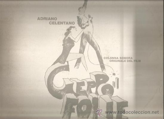 Discos de vinilo: LP ADRIANO CELENTANO : GEPPO FOLLE - Foto 1