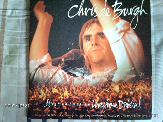 Discos de vinilo: chris de burgh - live from dublin - Foto 1
