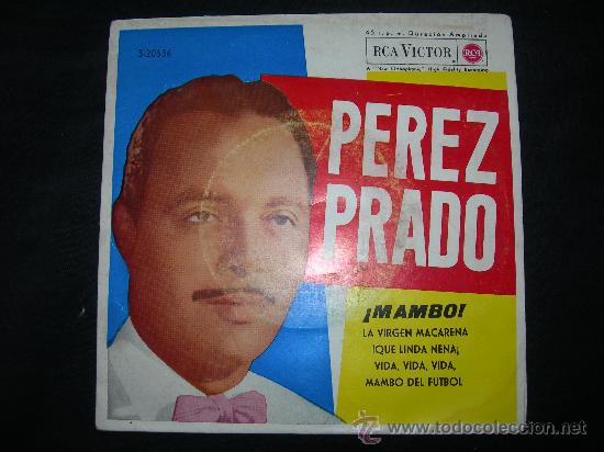 Discos de vinilo: EP PEREZ PRADO // MAMBO // LA VIRGEN MACARENA + 3 - Foto 1