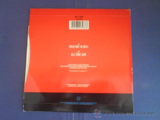 Discos de vinilo: GARY MOORE  COLD DAY IN HELL + CARTA PRESENTACION DE VIRGIN - Foto 2