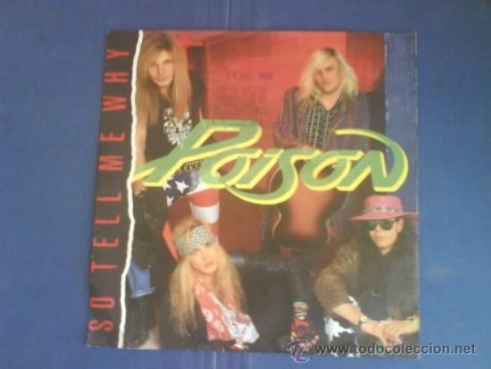 Discos de vinilo: POISON  SO TELL ME WHY - Foto 1