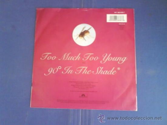 Discos de vinilo: LITTLE ANGELS  TOO  MUCH TOO YOUNG - Foto 2