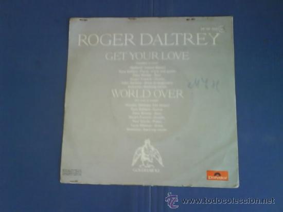 Discos de vinilo: ROGER DALTREY  GET YOUR LOVE - Foto 2