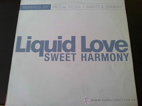 Discos de vinilo: LIQUID LOVE, SWEET HARMONY - MAXI SINGLE 3 TEMAS - Foto 1