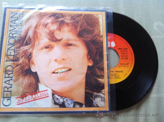 Discos de vinilo: 7&rdquo; GERARD LENORMAN-GENTIL DELFIN TRISTE - Foto 1