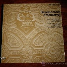 Discos de vinilo: SEMAINE SAINTE A MONTSERRAT -JOSEP ANTONI MARTI- NARCIS CASANOVES . Lote 33909392
