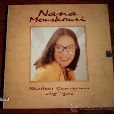 Disques de vinyle: NANA MOUSKOURI - NUESTRAS CANCIONES. Lote 33909811