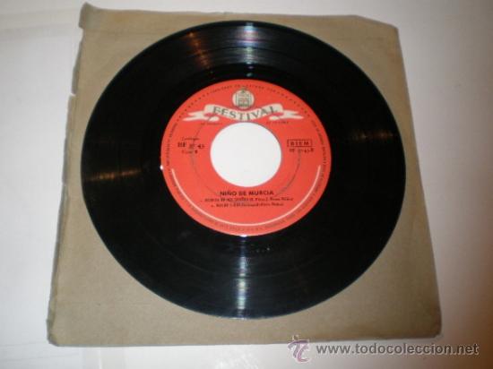 Discos de vinilo: SINGLE DEL NI&Ntilde;O DE MURCIA - Foto 3