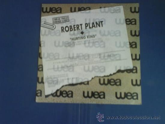 Discos de vinilo: ROBERT PLANT  HURTING KIND   PROMO - Foto 2