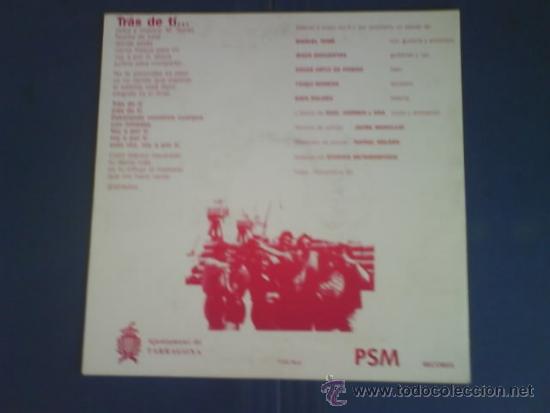 Discos de vinilo: INCORREGIBLES   TRAS DE TI - Foto 2