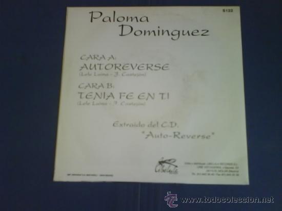 Discos de vinilo: PAOLA DOMINGUEZ  AUTO-REVERSE - Foto 2