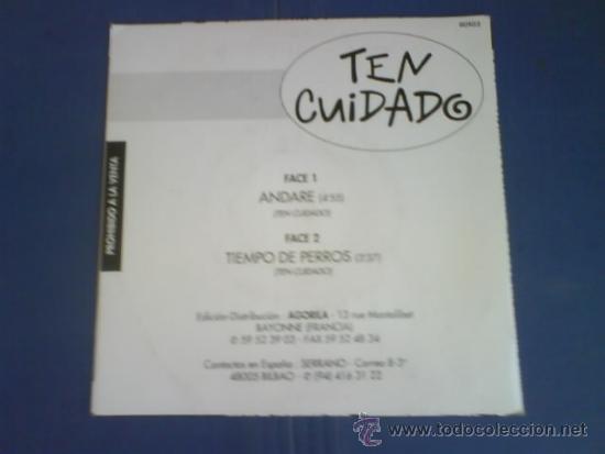 Discos de vinilo: TEN CUIDADO   ANDARE   PROMO - Foto 2