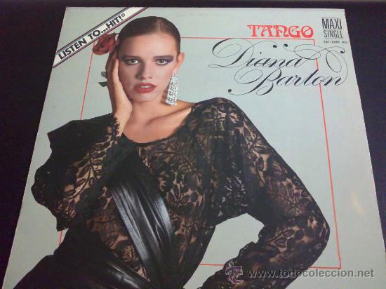 Discos de vinilo: DIANA BARTON, TANGO. MAXI SINGLE 2 TEMAS - Foto 1