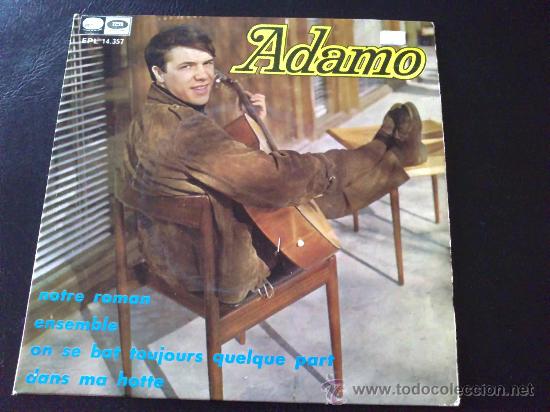 Discos de vinilo: ADAMO, NOTRE ROMAN - EP DE VINILO - Foto 1