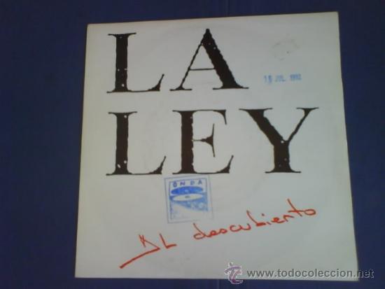 Discos de vinilo: LA LEY AL DESCUBIERTO   PROMO - Foto 1