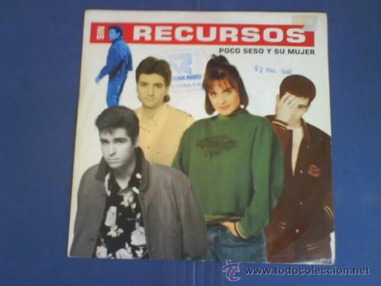 Discos de vinilo: SIN RECURSOS POCO SESO Y SU MUJER - Foto 1